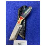 8' Handcrafted Bull Cutter Knife w/ Sheath