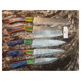 5 Pc Damascus Heirloom Culinary Set
