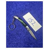 4' Handcrafted Damascus Keychain Knife