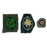3 WWII German Bevo Patches