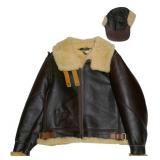 Eastman WWII AAF B-3 Flight Jacket & Type B-2 Cap
