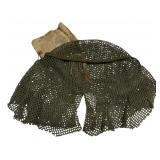 WWII M44 M1 Helmet Net w/ Band & Instructions