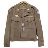 WWII Ike Jacket w/ Dog Tags