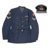 1950s Canadian RCAF Airmen's Tunic & Visor