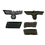 WWII German Insignia Cut From Uniforms