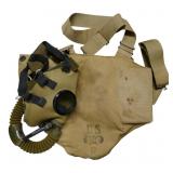 WWII US Gas Mask M1A2 & Carrying Bag