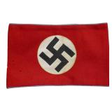 WWII German Blue Piped Orts Level NSDAP Armband