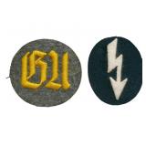 2 WWII German Sleeve Rates