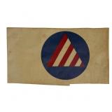 WWII Civil Defense Air Raid Warden Armband