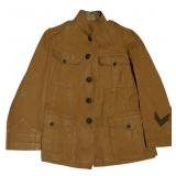 WWI Era USMC Khaki Cotton Tunic