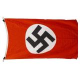 WWII German Kriegsmarine Marked NSDAP Flag