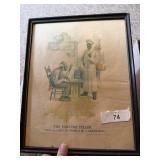 The Fortune Teller Cream of Wheat Framed