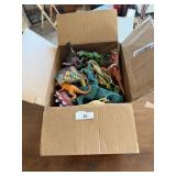 Box lot of Dinosaur Toys