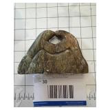 Soapstone Kissing Seals Statue