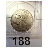 1945 Walking Half Dollar Silver Coin