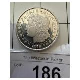 2016 Morgan Silver Dollar One Troy Ounce Coin .999