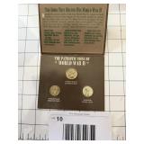 Patriotic Coins of WW2 Silver Coin Set