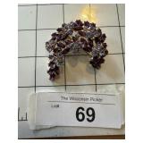 Crown Trifari Rhinestone Brooch BEAUTIFUL