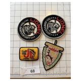 Lot of 4 Patches BSA Lionel
