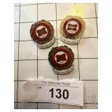 3 Miller Beer Employees Solving Problems pins