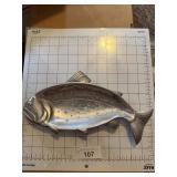 VTG Aluminum Fish Trinket Tray