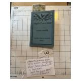 1936 French Grammar Book w Japan Bank Note