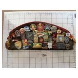 Russian Military Garrision Cap w Pins Patches