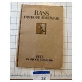 1933 Bass Outdoor Footwear Catalog