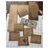 Souvenir Document Currency Lot Reproductions