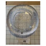 Pukeberg Sweden Heavy Glass Tray
