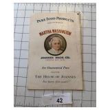 Joannes Bros Green Bay WI Recipe Book