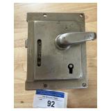 Antique Heavy Duty In Use Lock