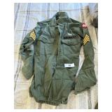 Vietnam Era Olive Drab Shirt w Airborne Wings