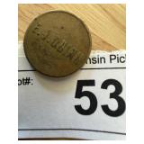 EJ Quinn 5 Cent Trade Token