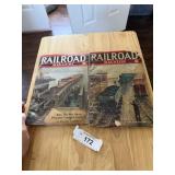 2 Vintage Railroad Magazines GRAPHICS