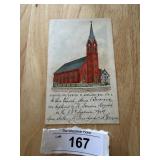 1904 Ashland WI Baptismal Card