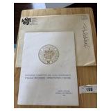 1963 William Proxmire Dinner Packet Political