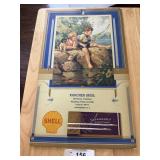 1937 Hintermeister Shell Gas Calendar Oil