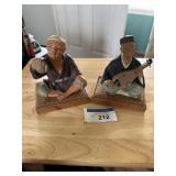2 Lipper Mann Japan Oriential Figures