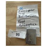 1975 Advertising Bobs Barricade Zippo