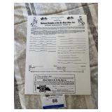 National Knights Original Application VINTAGE
