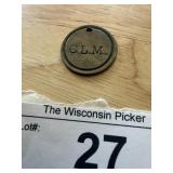 CLM 15 O Antique Token