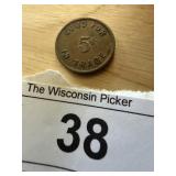 2970 5 Cent Trade Token