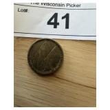 Large M 5 Cent Trade Token