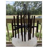 Gaetano Sciolari Lightolier Brass 36 Light Chandel