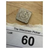 Double Sided Aluminum Monogrammed Token