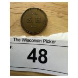 S and H 25 Cent Trade Token