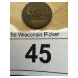 CAA Inc 156 Antique Token