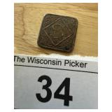 Double Sided Monogrammed Token