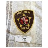 Holmen WI Police Patch w Indian